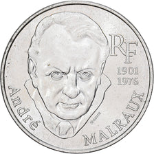 França, 100 Francs, André Malraux, 1997, Paris, Prata, AU(50-53), KM:1188