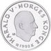 Norway, Harald V, 50 Kroner, 1992, Kongsberg, Silver, MS(64), KM:438