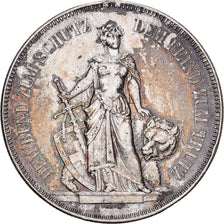 Szwajcaria, 5 Francs, 1885, Bern, Concours de tir de Berne, Srebro, EF(40-45)