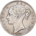Reino Unido, Victoria, Crown, 1845, London, Prata, VF(30-35), KM:741