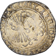 Espanha, Ferdinand & Isabella, Real, 1474-1504, Toledo, Prata, VF(30-35)