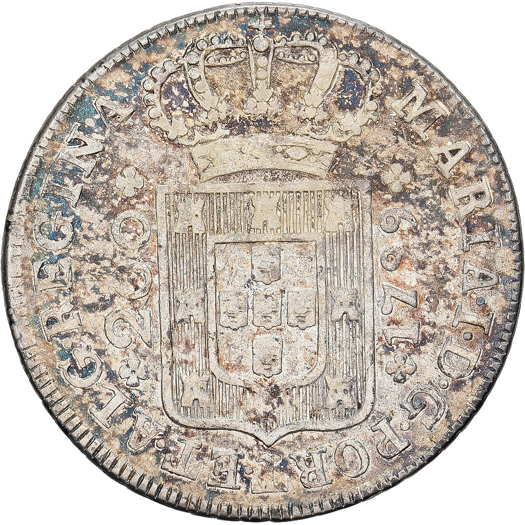 Portugal, 200 Reis, 12 Vintens, 200 = 240 Reis, 1799, Lisbon, Prata, EF(40-45)