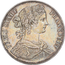 Free city of Frankfurt, FRANKFURT AM MAIN, Thaler, 1860, Frankfurt, Prata