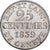 Canton of Geneva, GENEVA, 25 Centimes, 1839, Geneva, Billon, AU(55-58), KM:129