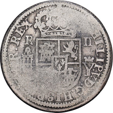 Espanha, Philip V, 2 Reales, 1708, Segovia, Prata, VF(20-25), KM:275