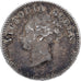 British India, Victoria, 2 Annas, 1841, Calcutta, Silver, AU(55-58), KM:460.2