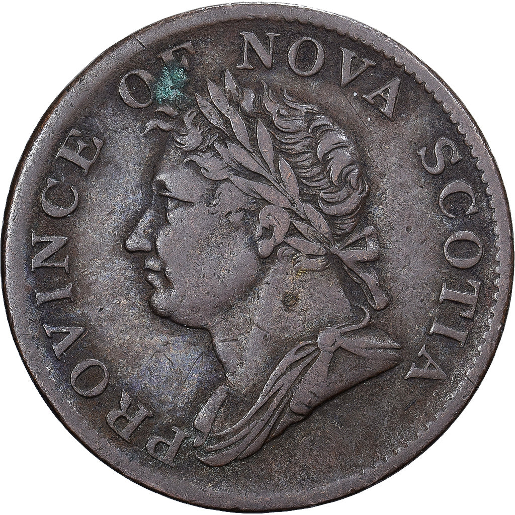 Canadá, Halfpenny Token, 1832, Ottawa, Cobre, VF(30-35), KM:1a