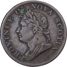 Canadá, Halfpenny Token, 1832, Ottawa, Cobre, VF(30-35), KM:1a