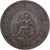 French Indochina, Cent, 1886, Paris, Bronze, EF(40-45), KM:1