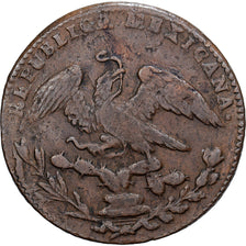 Messico, 1/4 Real, Un Quarto/Una Quartilla, 1835, Mexico City, Rame, MB+, KM:358