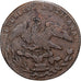 Mexico, 1/4 Real, Un Quarto/Una Quartilla, 1835, Mexico City, Copper, VF(30-35)