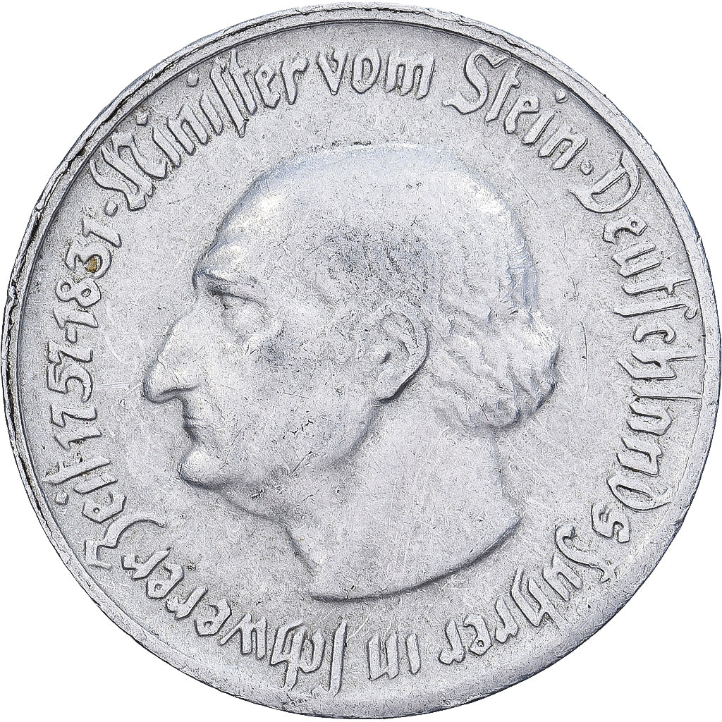 GERMANIA, REPUBBLICA DI WEIMAR, 1 Mark, 1921, Alluminio, MB+