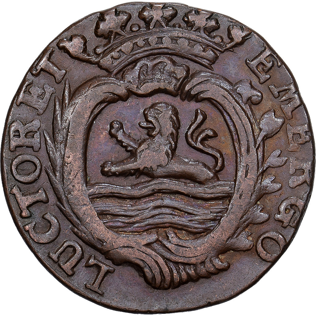Países Baixos, ZEELAND, Duit, 1780, Cobre, EF(40-45), KM:101.1