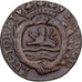Países Baixos, ZEELAND, Duit, 1780, Cobre, EF(40-45), KM:101.1