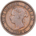 ILHA DO PRÍNCIPE EDUARDO, Cent, 1871, Bronze, VF(30-35), KM:4