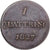 Italian States, TUSCANY, Leopold II, Quattrino, 1827, Florence, Copper