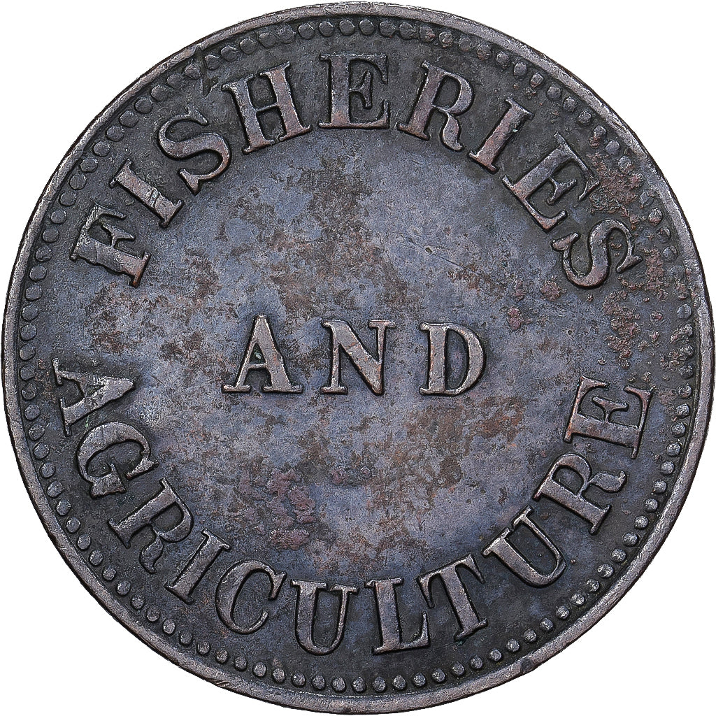 ILHA DO PRÍNCIPE EDUARDO, Cent, 1855, Ottawa, Cobre, EF(40-45)