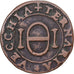 Itália, Token, XIVth-XVth Century, Venice, Tessera dell'olio, Cobre, VF(30-35)