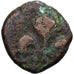 India, Doudou, XVIIIth Century, Tamil - Pudu/tche/ri, Copper, VF(20-25), KM:35