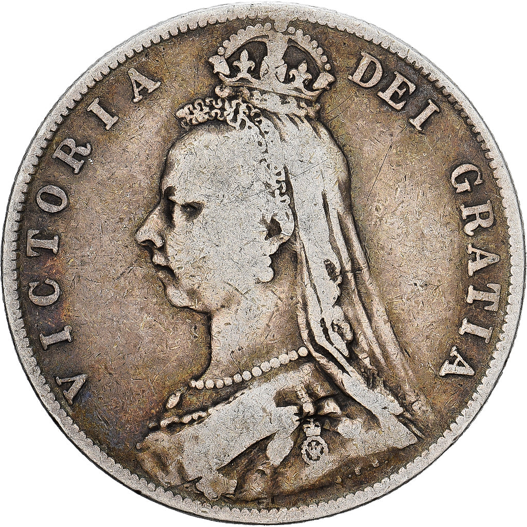 Großbritannien, Victoria, 1/2 Crown, 1892, London, Silber, S, KM:764
