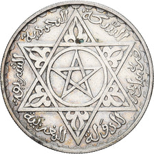 Marrocos, Mohammed V, 200 Francs, 1953, Paris, Prata, EF(40-45), KM:53