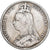 Gran Bretaña, Victoria, Crown, 1892, London, Plata, BC+, KM:765