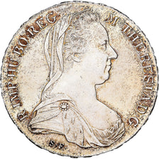 Áustria, Thaler, Convention, 1780, Nova cunhagem, Prata, AU(50-53), KM:23