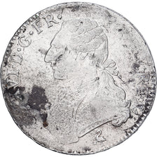 França, Louis XVI, Ecu, Écu aux branches d'olivier, 1784, Paris, Prata