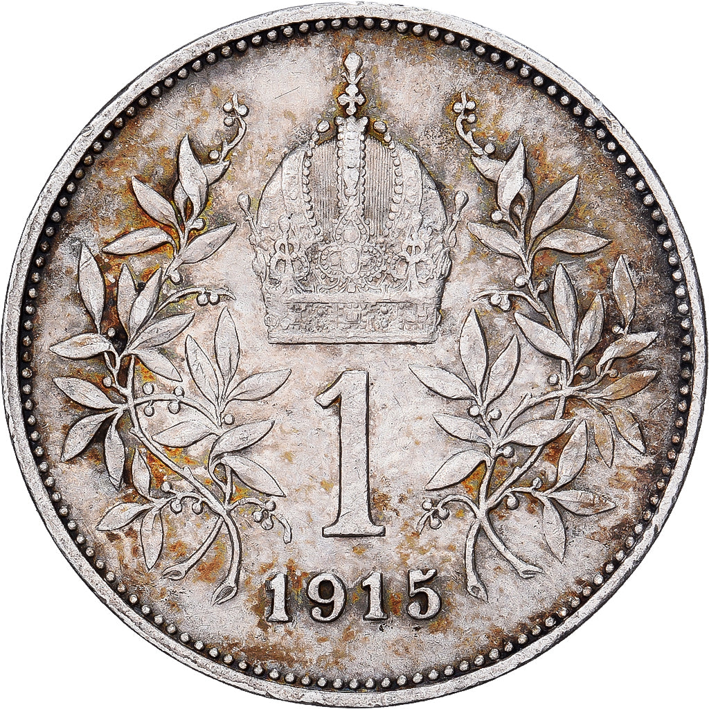 Autriche, François-Joseph Ier, Corona, 1915, Vienne, Argent, TTB, KM:2820