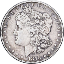 Dollar, Morgan Dollar, 1878, San Francisco, Prata, VF(30-35), KM:110
