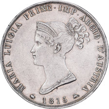 Duchy of Parma and Piacenza, PARMA, Maria Luigia, 5 Lire, 1815, Milan, Prata