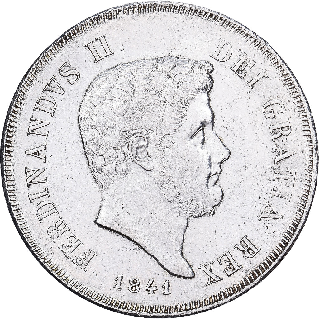 Kingdom of the Two Sicilies, NAPLES, Ferdinando II, 120 Grana, 1841, Naples