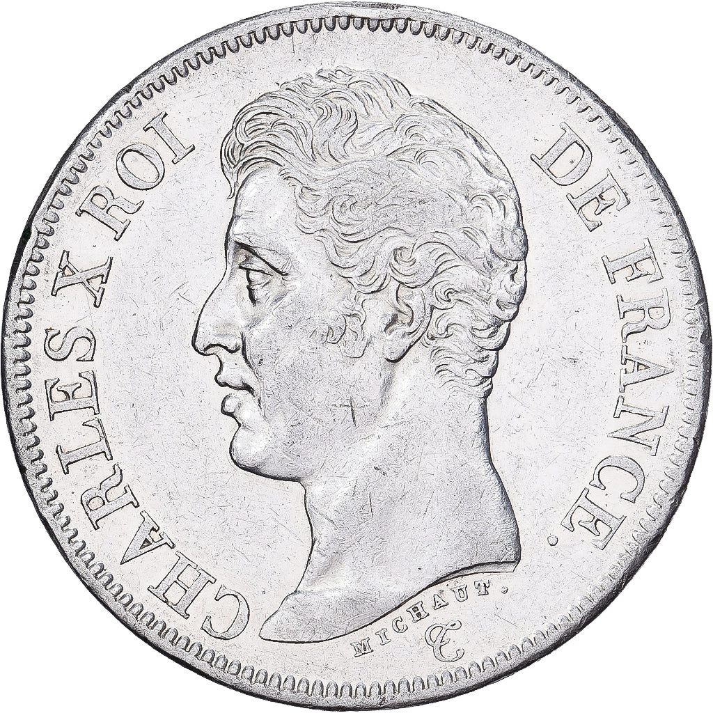 France, 5 Francs, Charles X, 1826, Paris, Silver, EF(40-45), KM:720.1