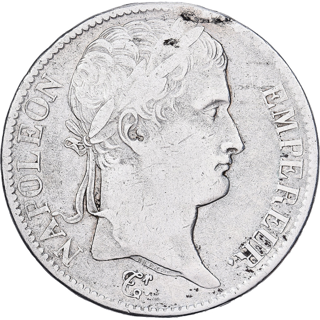 France, 5 Francs, Napoléon I, 1813, Rouen, Argent, TB+, KM:694.2