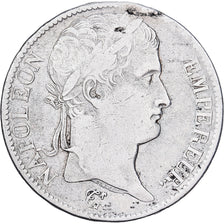 França, 5 Francs, Napoléon I, 1813, Rouen, Prata, VF(30-35), KM:694.2