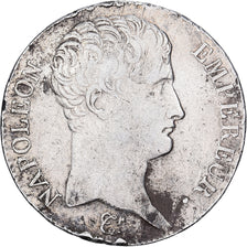 França, 5 Francs, Napoléon I, AN 13, Toulouse, Prata, VF(30-35), KM:662.10