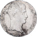 França, 5 Francs, Napoléon I, AN 13, Toulouse, Prata, VF(30-35), KM:662.10