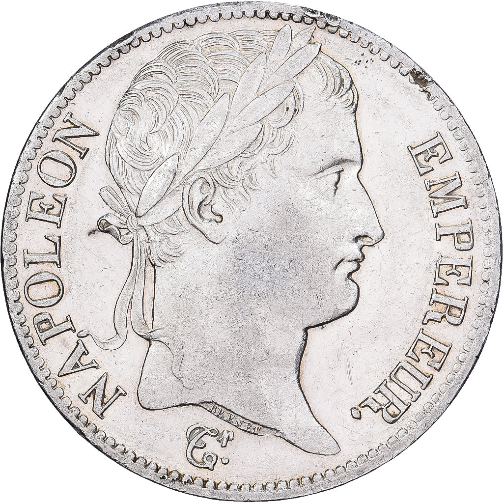 França, 5 Francs, Napoléon I, 1813, Paris, Prata, AU(55-58), KM:694.1