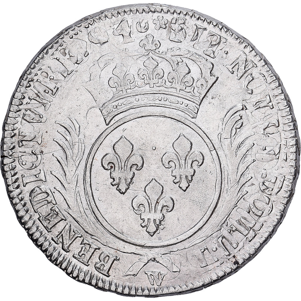 France, Louis XIV, Ecu aux palmes, 1694, Lille, Argent, TTB+, Gadoury:217