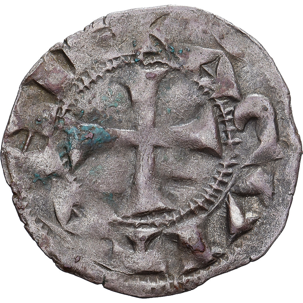 Duchy of Aquitaine, Richard Cœur de Lion, Denier, 1169-1199, Lingote, VF(20-25)