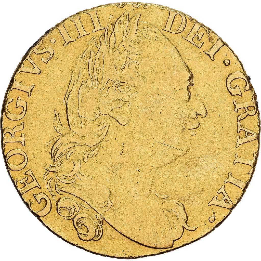 Großbritannien, George III, Guinea, 1784, London, Gold, SS, KM:604