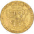 Gran Bretaña, George III, 1/2 Guinea, 1776, London, Oro, MBC, KM:605