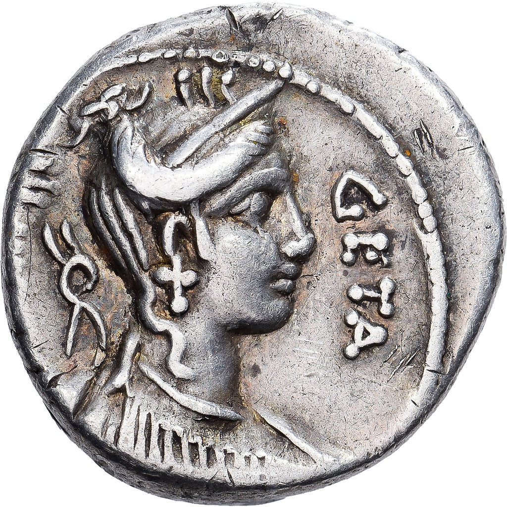 Roman Republic, Hosidia, Denier, 68 BC, Rome, Srebro, EF(40-45), BMC:3388