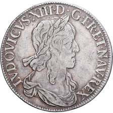 France, Louis XIII, Ecu, 1642, Paris, 1er buste de Jean Warin, Silver