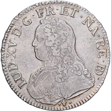 Francja, Louis XV, Ecu aux branches d'olivier, 1733, Pau, Srebro, AU(50-53)