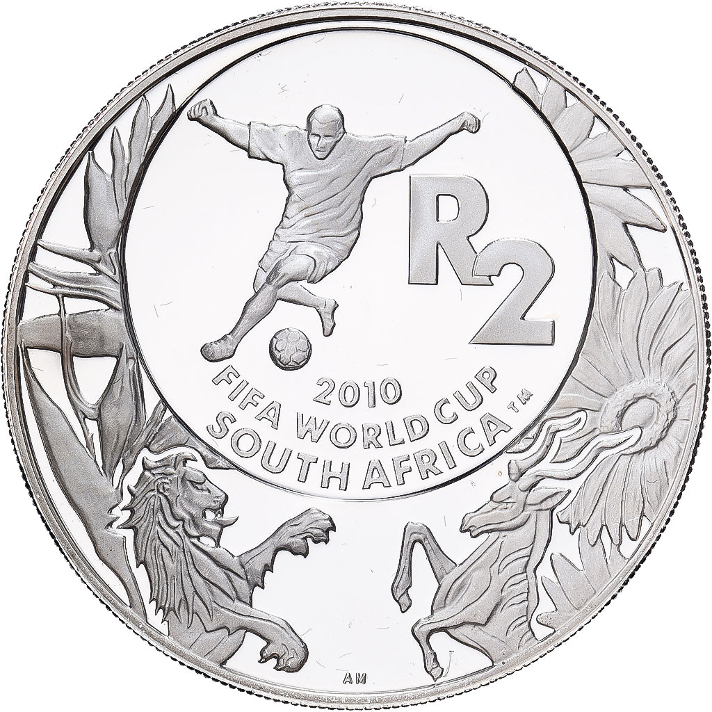 Sudafrica, 2 Rand, 2008, South Africa Mint, Argento, SPL+