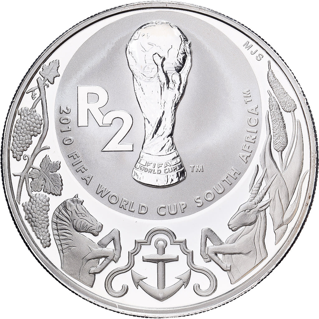 Sudafrica, 2 Rand, 2010, South Africa Mint, Argento, SPL+
