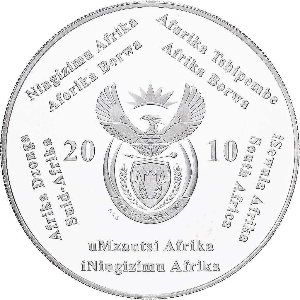 Sudafrica, 2 Rand, 2010, South Africa Mint, Argento, SPL+
