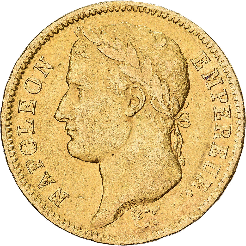 France, 40 Francs, Napoléon I, 1811, Paris, Gold, EF(40-45), KM:696.1