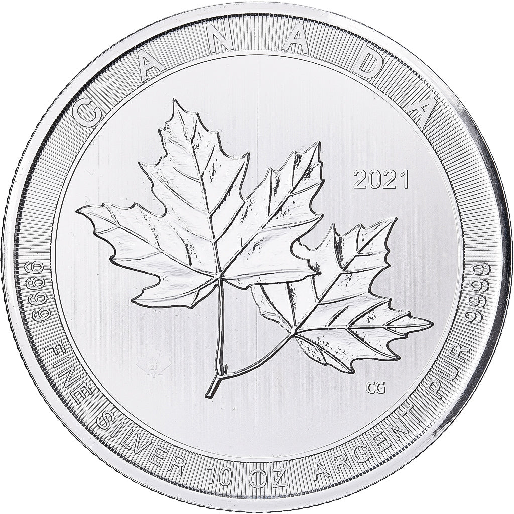 Canada, 50 Dollars, 10 OZ, 2021, Royal Canadian Mint, Argent, SPL